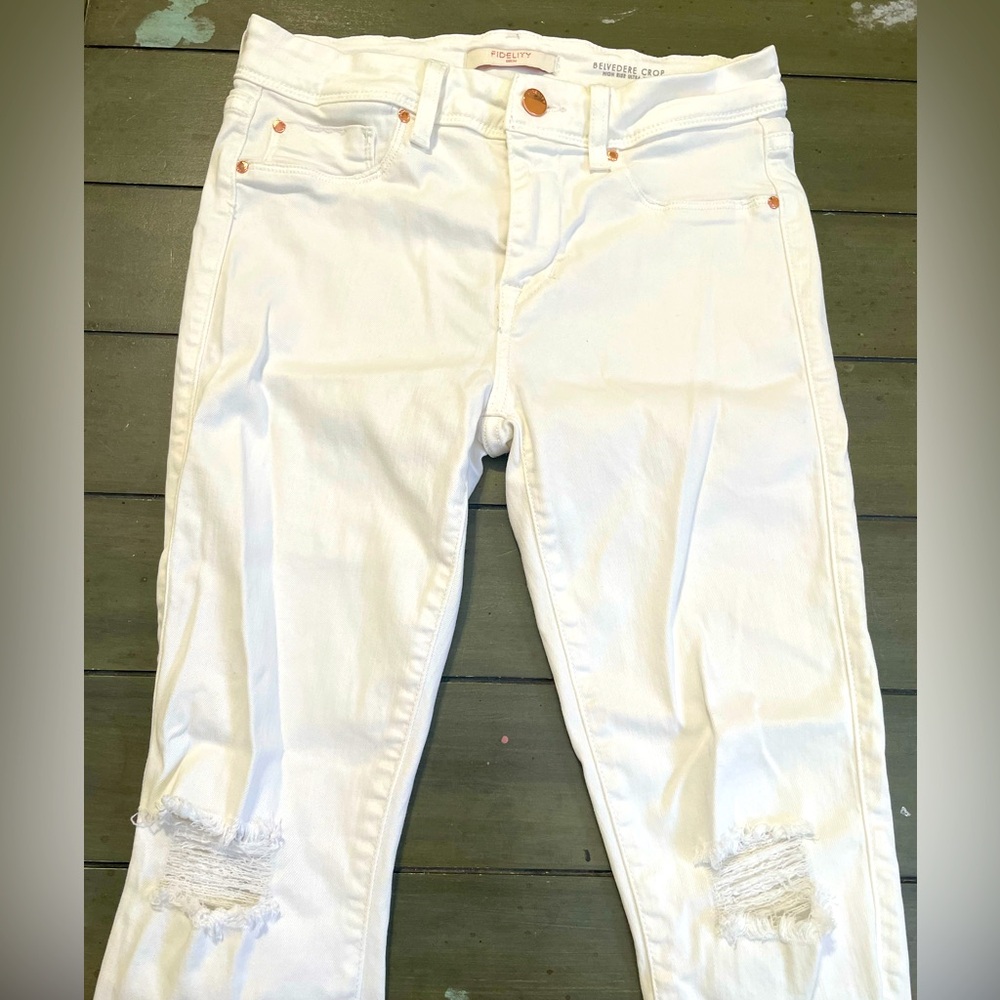 White jeans